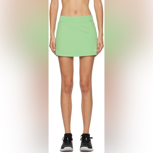 SPORTY & RICH 2-Piece Green Bonded Sport Bra and Skort Set - Picture 6 of 16